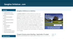 Desktop Screenshot of ganglioslinfaticos.com